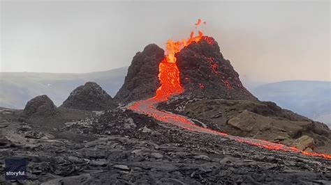 Long Dormant Fagradalsfjall Volcano Erupts In Iceland
