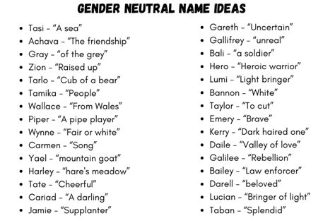300 Cute Gender Neutral Names And Meanings 2023