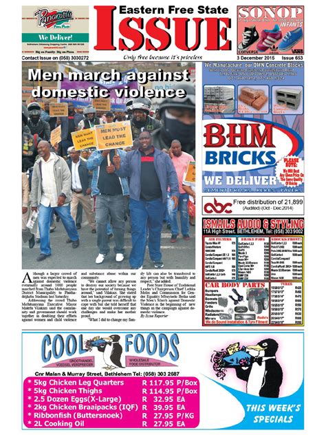 EFS ISSUE 03 DEC 2015 by Issue Eastern Free State - Issuu