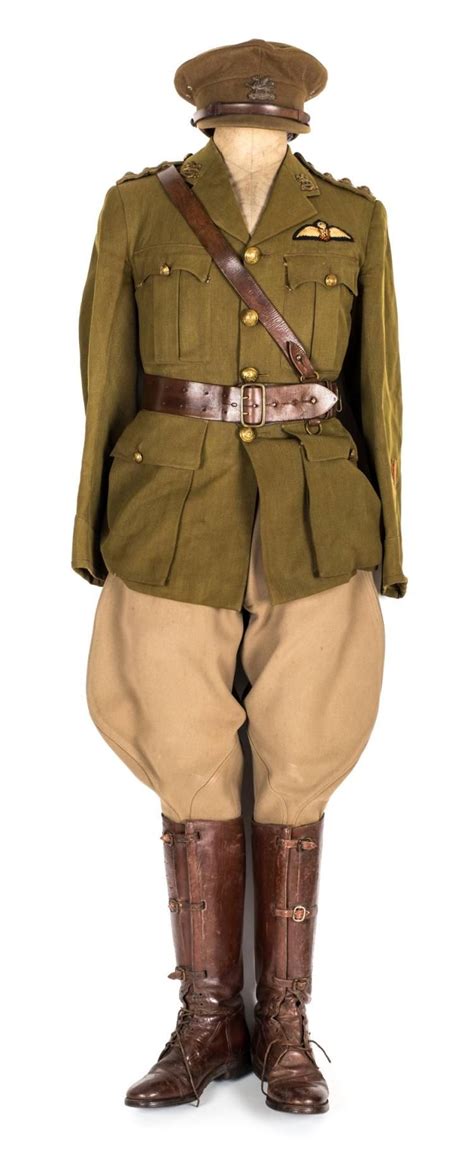 Sold Price Royal Air Force Wwi Officers Uniform Of