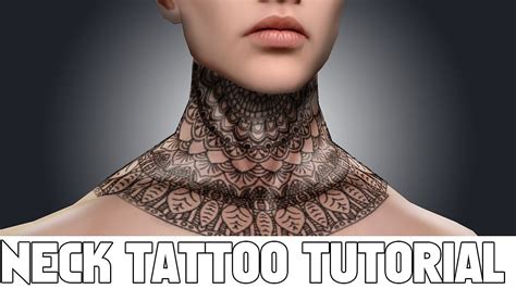 Create A Neck Tattoo Imvu Tutorial Youtube