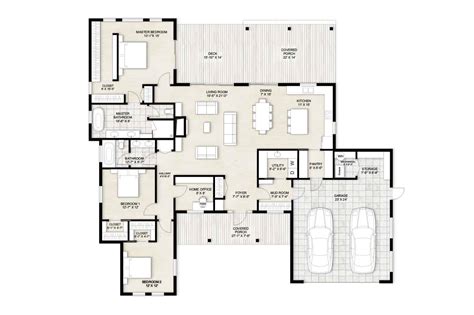 3-Bedroom Stylish Home With Versatile Spaces (Floor Plan)