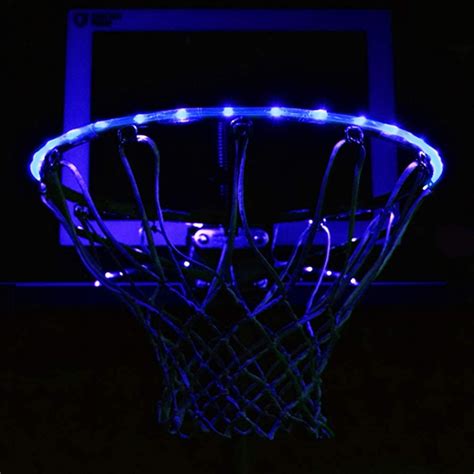 Glowcity Led Basketball Hoop Lights Glow In The Dark Rim Lights Full Size Super Bright To