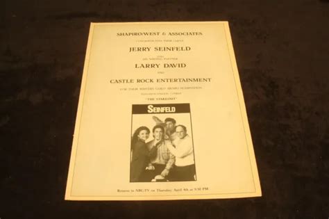 Seinfeld Emmy Ad Jerry Seinfeld Jason Alexander Larry David The