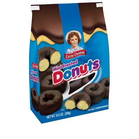 Little Debbie Snacks Mini Chocolate Frosted Donuts 105 Oz