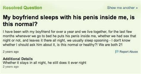 25 Bizarre Sex Questions Which People Actually Asked On Internet