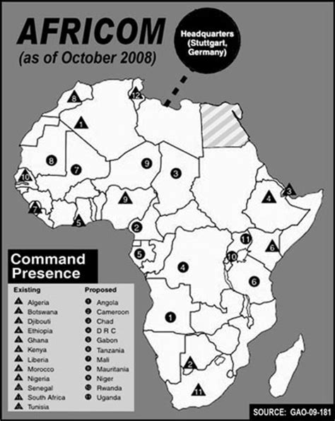 Powered by africom technologies plc. Africom Map