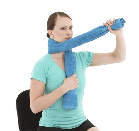 How To Perform The Towel Neck Stretch Physitrack