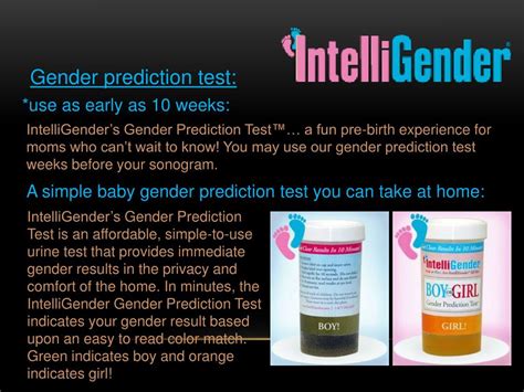 Ppt A Simple Baby Gender Prediction Test You Can Take At Home