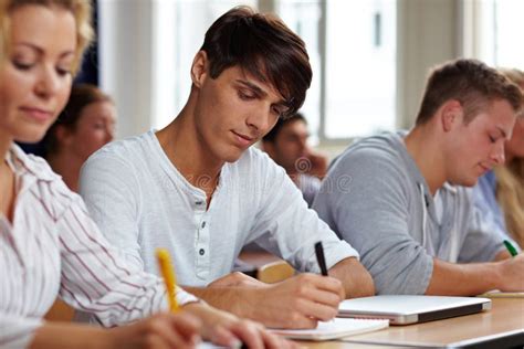 Students Taking A Test Stock Image Image Of Learn Student 21284273