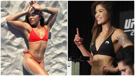 Fans Drool Over Tracy Cortez As The Ufc Flyweight Shows Off Her Body In Red Bikini