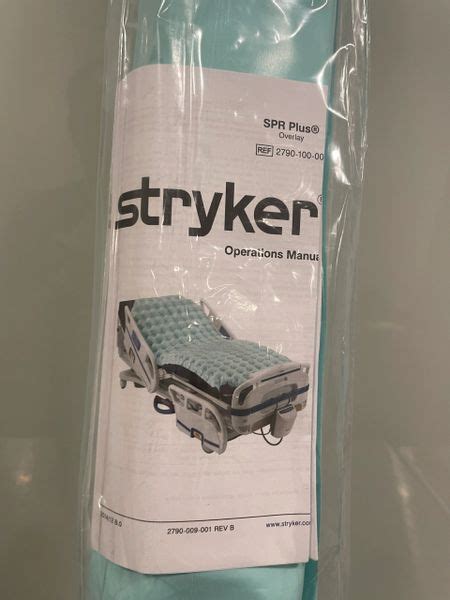 Stryker Gaymar 2790 100 000 Spr Plus Medical Bed Air Mattress Overlay