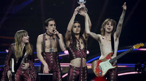 „eurovision Song Contest“ Gewinner Måneskin Kokain Während Der Live Show