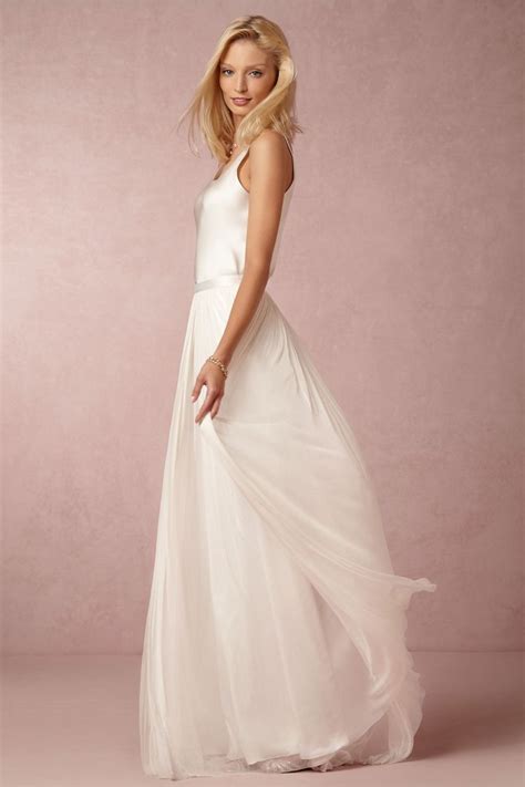 Chiffon wedding dress with strapless ruched bodice. Smokin' Hot Wedding Dresses Under $500 | A Practical ...