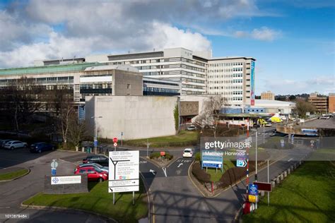 A General View Of The University Hospital Of Wales Known Locally As