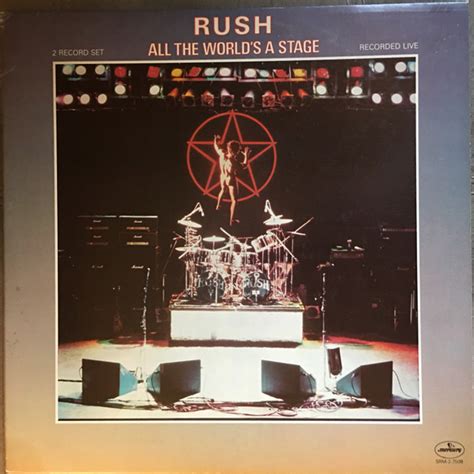 Rush All The Worlds A Stage 26 Compton Pressing Roll Fold Vinyl