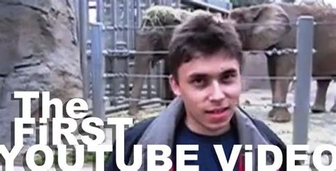 The 1st Youtube Video Uploaded Me At The Zoo By Jawed Karim In 2005