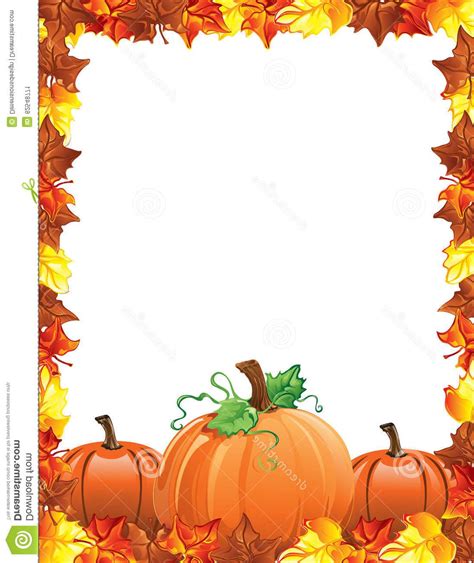 Fall Pumpkin Border Free Download On Clipartmag