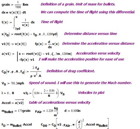 Drag Coefficient From A Ballistic Drop Table Math Encounters Blog