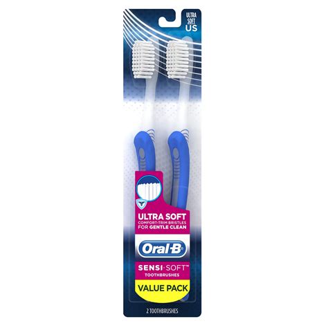 Oral B Sensi Soft Toothbrushes Ultra Soft 2 Count