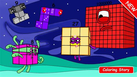 A Magic 3 Color Stage Numberblocks Numberblocks Fanmade Coloring Story