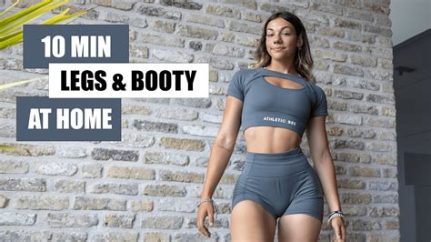 Min Legs And Booty Workout At Home No Equipment Youtube