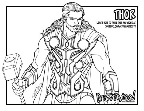 Thor Ragnarok Coloring Pages at GetColorings.com | Free printable