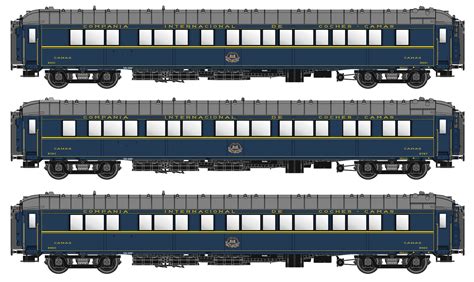 Ciwl S2t And S3 Sleeper Coach Set Sudexpress Scale Model Trains