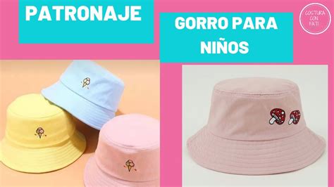 Patrón O Molde De Gorro Para Niños Piluso Para Niños Youtube