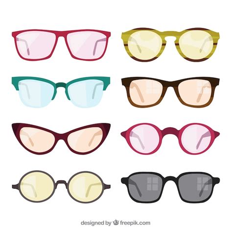 Free Vector Collection Of Modern Glasses