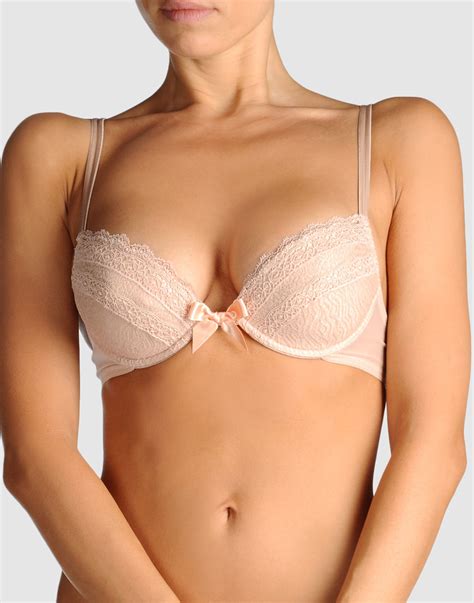 christies push up bra in pink lyst
