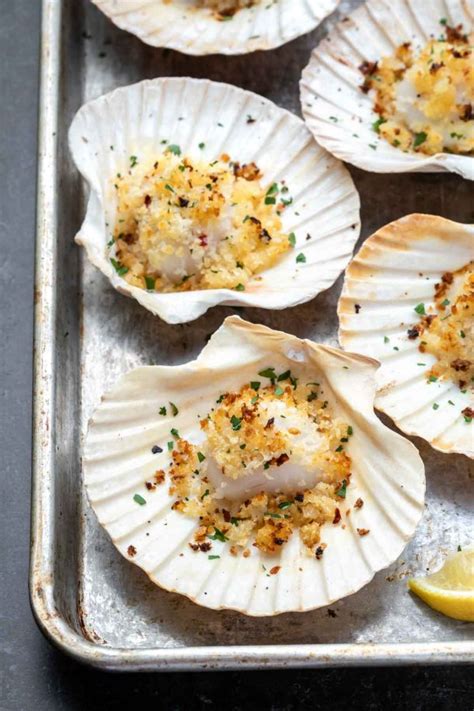 Easy Baked Scallops Dairy Free Simply Whisked