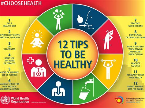 WHO's tips on how to ensure good health and safe living ...