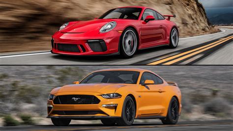 Ford Mustang Porsche 911 Gt3 Win Intellichoice Best Overall Value Awards