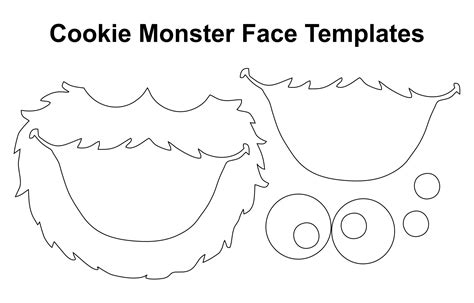 Cookie Monster Mouth Template