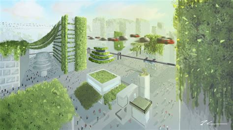Artstation Green City Of The Future