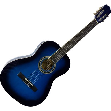 Whiltz Ec 39 39″ Classical Guitar Blue Color Hawa Music Sarl