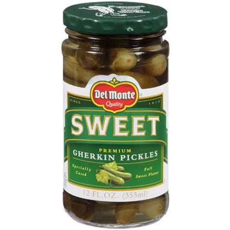 Del Monte Sweet Gherkin Pickles 12 Fl Oz From Walmart Instacart
