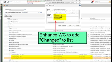 Renaming In Windchill Add Preference For Change Ptc Community