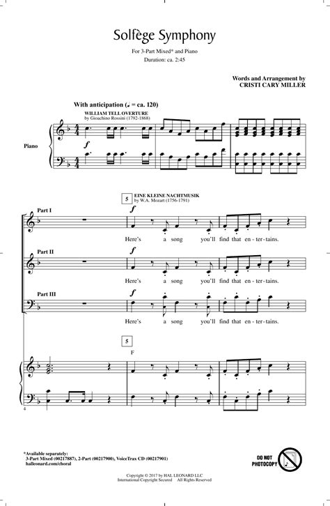 All the symphonies of brahms complete by czech national symphony orchestra symphony no.1 in c minor, op.68 00:00 i. Solfege Symphony Sheet Music | Cristi Cary Miller | 3-Part Mixed Choir