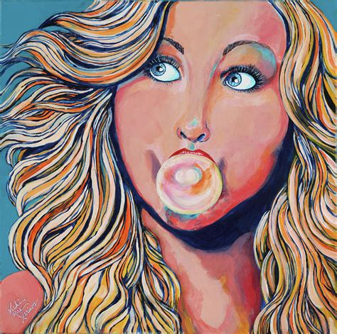 Bubblegum Fun Painting By Vicki Rae Xericos Fine Art America