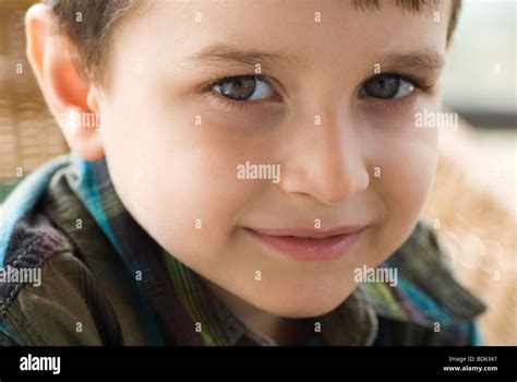 Cute Little Boy Smiling Stock Photo Alamy
