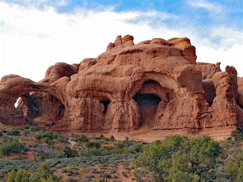 Cove Of Caves Arches National Park Utah