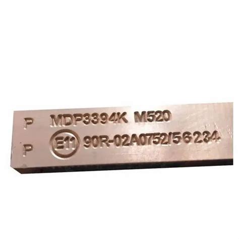 10mm Metal Stamp Rectangular Size 10 X 50 Mm At Rs 1250piece In