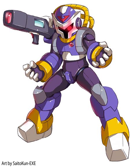 Mega Man Model V Full Armor By Saitokun Exe On Deviantart