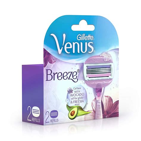 Enjoy smooth skin & a close shave. Buy Gillette Venus Breeze Razor Blades For Women Box Of 2 ...