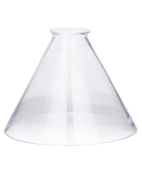 Bandp Lamp® Clear Glass Deep Cone Shade 7 Inch