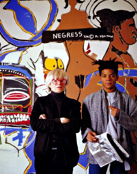Arteeblog Andy Warhol E Jean Michel Basquiat Em 1985