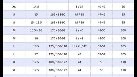 Clothing Comparison Chart Women And Men Youtube