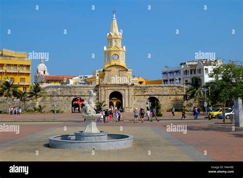 Old Cartegena Colombia South America Walled City Stock Photo Alamy